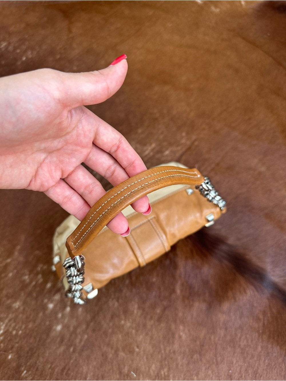 Vintage Mini Prada Tessuto Flap Chain Bag - Picture 8 of 8